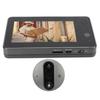 Peephole Camera 4.3in IPS Screen 1080P Infrared Night Vision Video Doorbell Viewer Two Way Audio