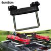 Roof Rack Clamp Roof Luggage Rack Fixing Clip Roof Box U-Bracket Clamp With Locking Nut Removable Rod 6x6x7.8cm 8x8x7.8cm