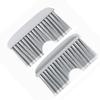 A  Pair Hanging Self Cleaning Hair Catcher Grey Cat Litter Box Floating Fur Brush Door  Cat Door