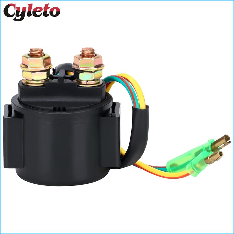 Motorcycle Starter Solenoid Relay for Honda ATC 125M ATC250ES CH125 FL350R FL400R NH80 Sportrax TRX 200 250 300 Fourtrax 350 400