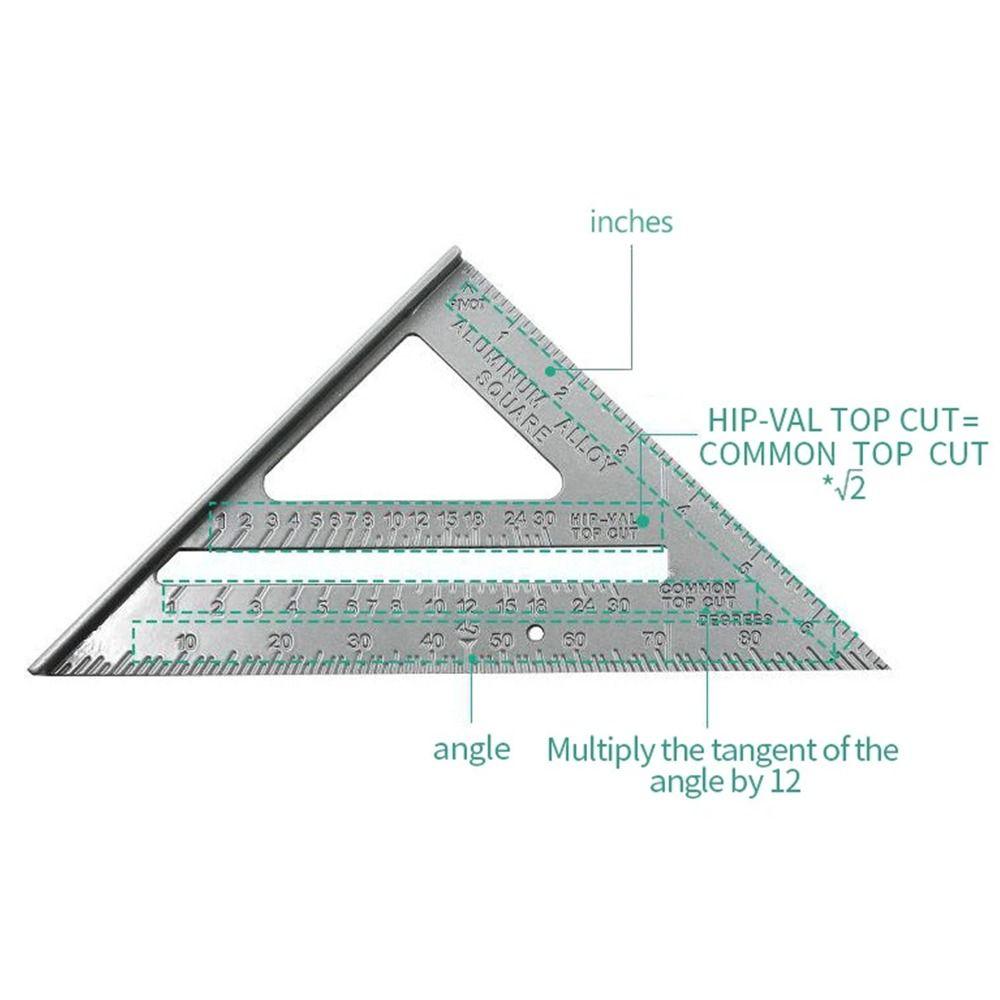 For Building Framing Tools Gauges Angle Protractor Triangle Ruler Measuring Tool Measuring Ruler