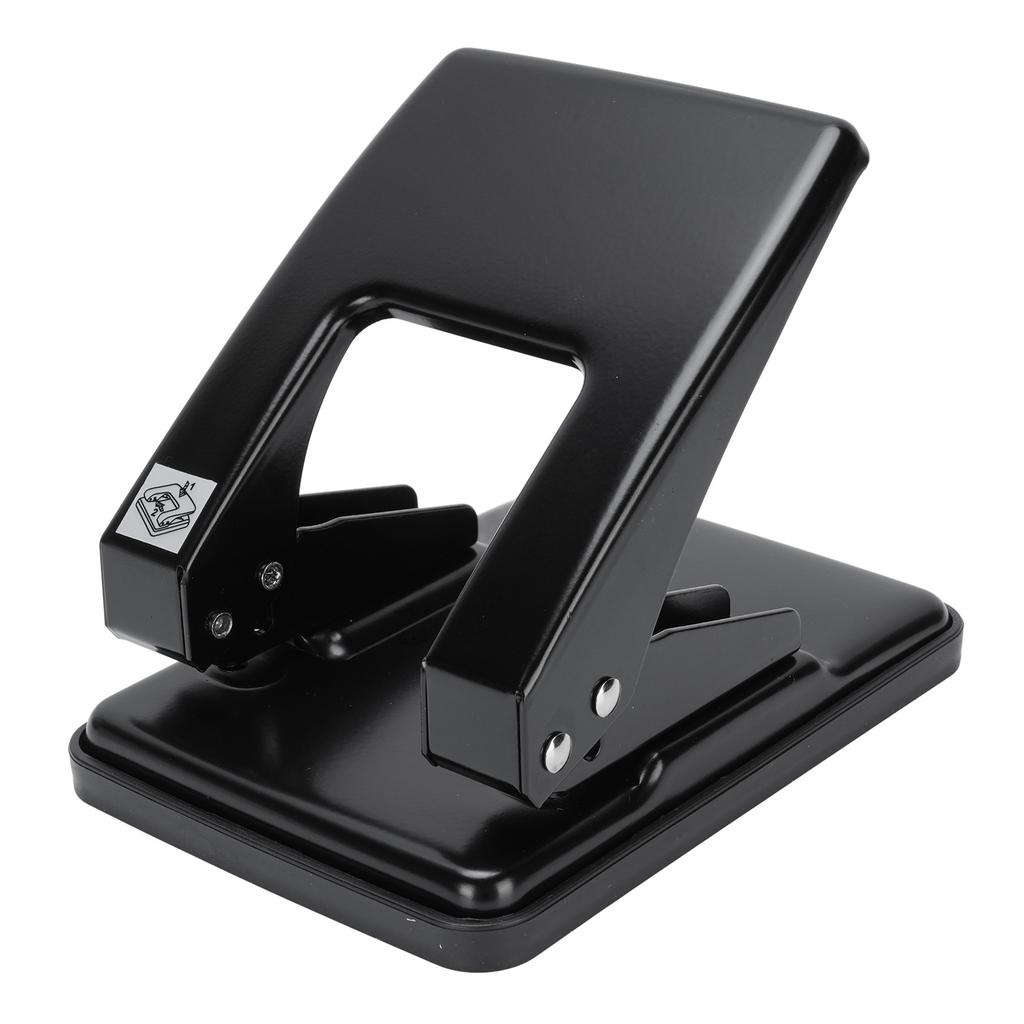 2 Hole Punch 6mm Diameter 80mm Spacing 12mm Paper Feed 40 Sheet Capacity Labor Saving Hole Puncher