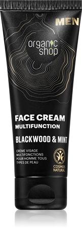 

Organic Shop Мужской многофункциональный крем для лица Blackwood & Mint TU прозрачный