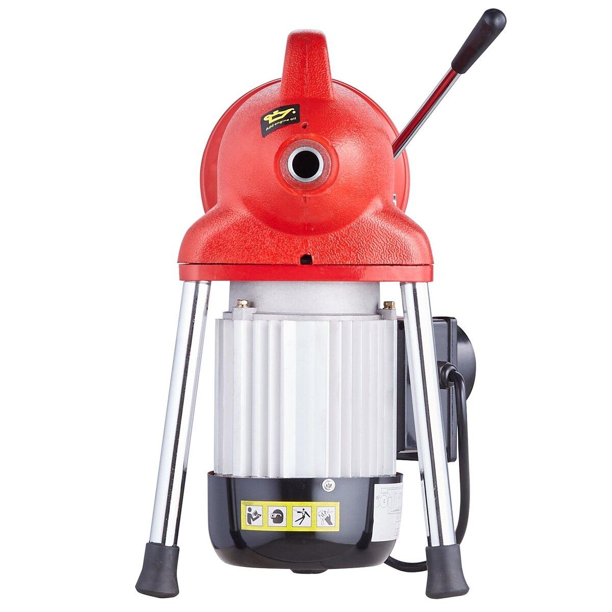 Machine de curage de canalisation 120 pieds x 5/8 pouce 370W Serpent Auger Sectionnel Alimentation Manuelle