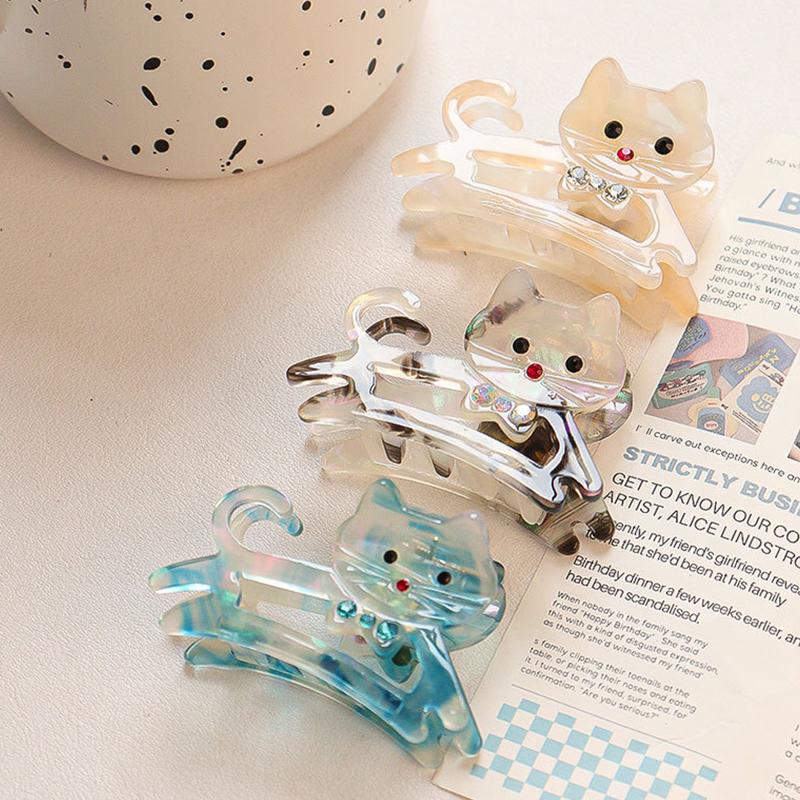 1PC Shark Clip Adorn Hair Clip Cute Acetic Acid Multicolored Headband Personality Hair Accessory Exquisite Girlish Heart