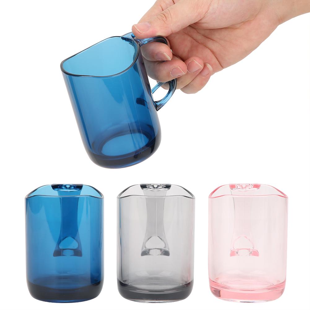 3 Stück Innovativer Verdickter Zahnbürstenbecher mit Griff Zahnbürstenhalter Badezimmerzubehör