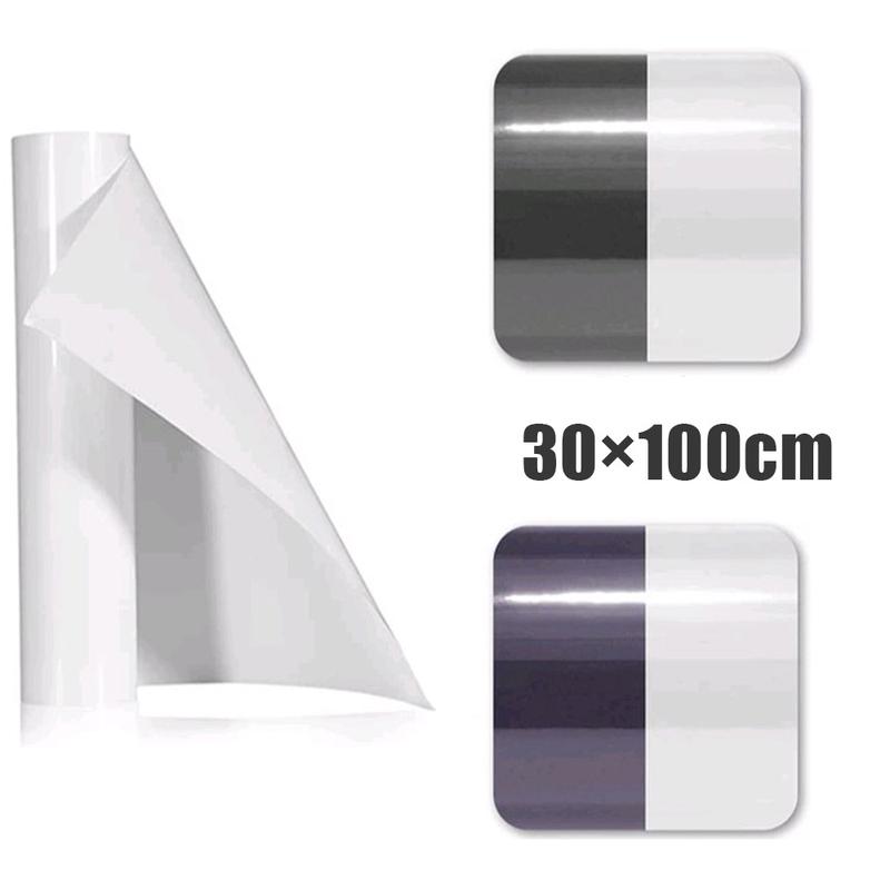 1pc Universal Car Taillight Photochromic Anti-scratch Film Car Headlight UV Color Change Film Car Light Tinting Protection Film