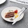 Onlycook Edelstahl Steakbesteck & Teller Set