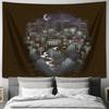 Mystical Forest Tapestry Dark Academia Wall Hanging Nature Aesthetic Decor Cottagecore Room Decor Gothic Home Decor Celestial Wa