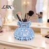 School Supplies Organizer 3D Printed Dress Shape Pen Holder, Cute Desk Handmade Holder for Makeup Brushes Stationery, Creative Home Office Decor