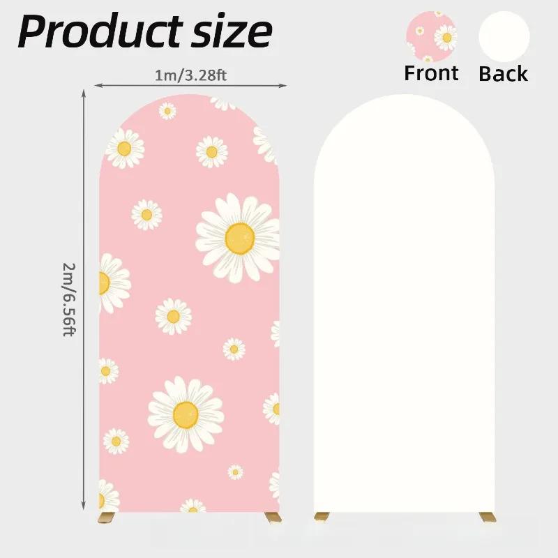 86x200cm Print Arch Cover Spandex Fitted Backdrop for Cow Theme Photo Background Birthday Party Baby Shower Wedding Decorations