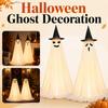 Set of 2 Retractable Light-Up Halloween Decorations for Outdoor Yard Front Porch