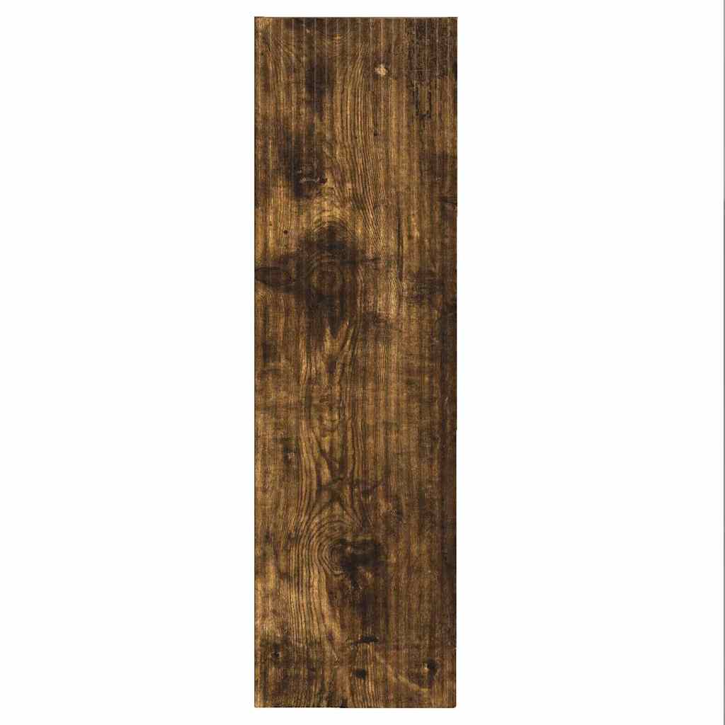 TV Wall Cabinet Smoked Oak 30 X 31 X 100 Cm Engineered Wood