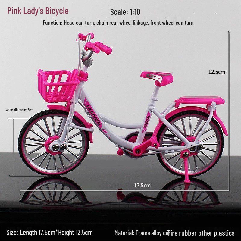 TikTok Alloy Softtail Mountain Bike Model Toy