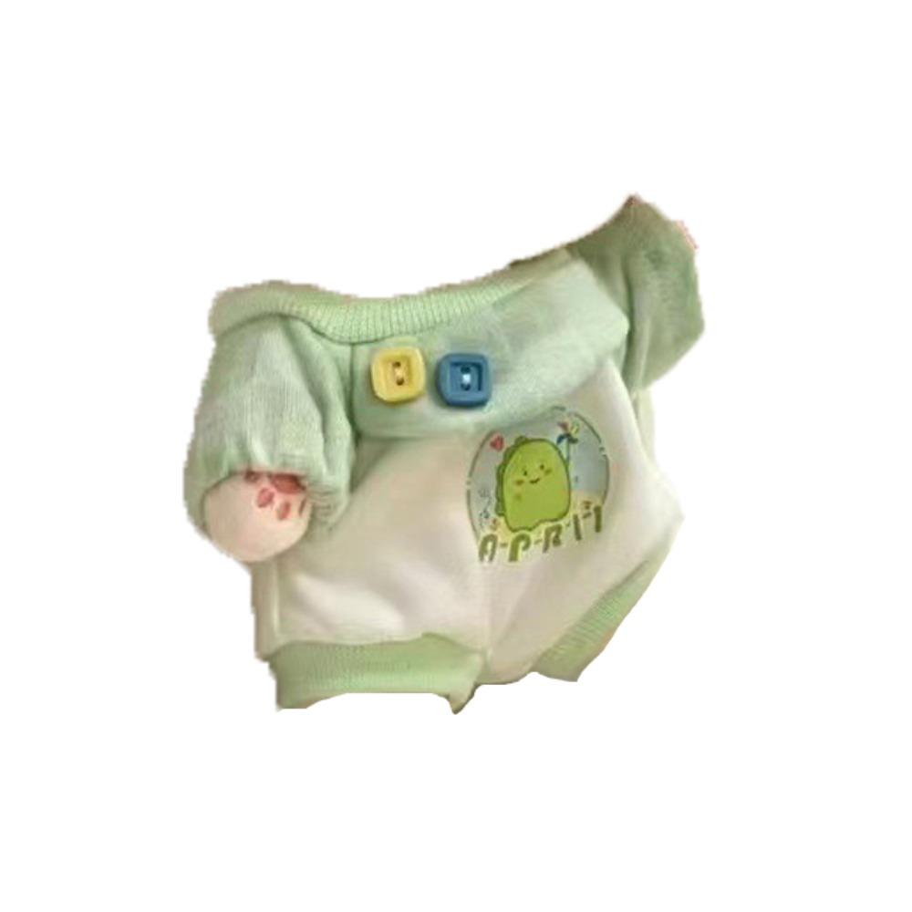 Cartoon T-shirt 20cm Cotton Doll Clothes Peaked Cap Plush Doll Clothes  20cm Cotton Doll