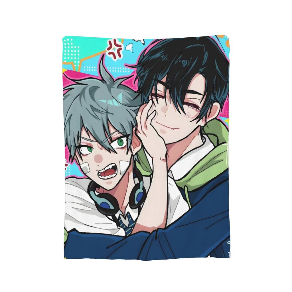 Alien Stage Anime Blankets Flannel  Winter   Multifunction Soft Throw Blankets for Home Bedroom Bedspreads