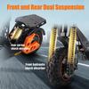 Twofish V5 Max Electric Scooter 11" Tire 1000W Peak Motor Urban Commuter E-scooter With Seat 48V 18AH Dual Disc Brakes Max Load 120Kg