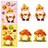 6 Thanksgiving Puzzle Stickers Autumn Harvest Festival Mushroom Squirrel Parent-Child Interactive Educational Toys Change