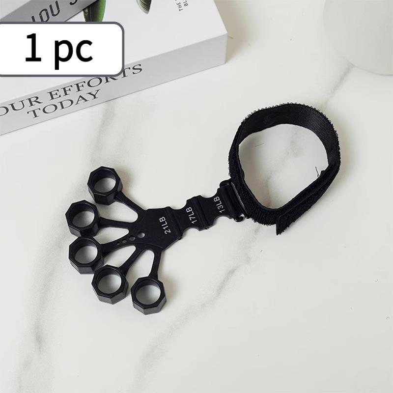 

Устройство для реабилитации гибкости пальцев Тренажер для сгибания и разгибания пальцев Инструмент для силы хвата Упражнение для запястья Эластичная лента Фитнес чёрный