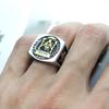 Europäischer und Amerikanischer Retro Personalisierter Quadratischer Freimaurerring, Dominanter Herren-Schwanzring, Ring, Schmuckring 2026