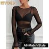 Women's Fashion Casual O-Neck Long Sleeve Blouses & Shirts