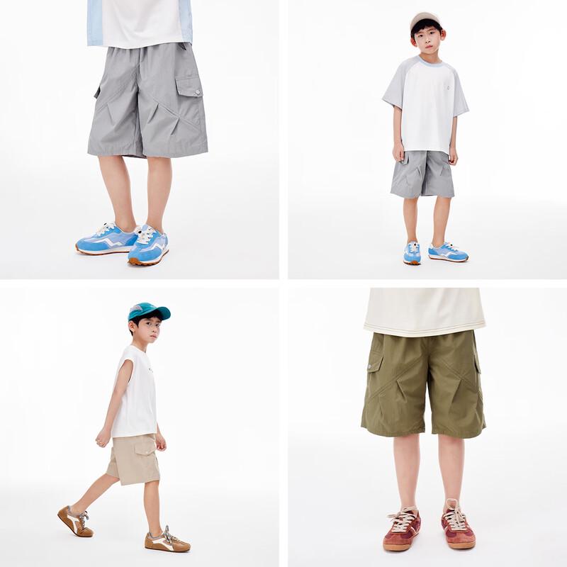 Boys' Lightweight Solid Cargo Shorts
