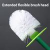 Cherry Shaped Toilet Brush Set with Long Handle Plastic Holder for Bathroom Cleaning Toilet Brush with Base Stand for Hygienic Use