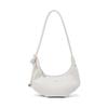 NEELEY Genuine Leather Croissant Crossbody Bag