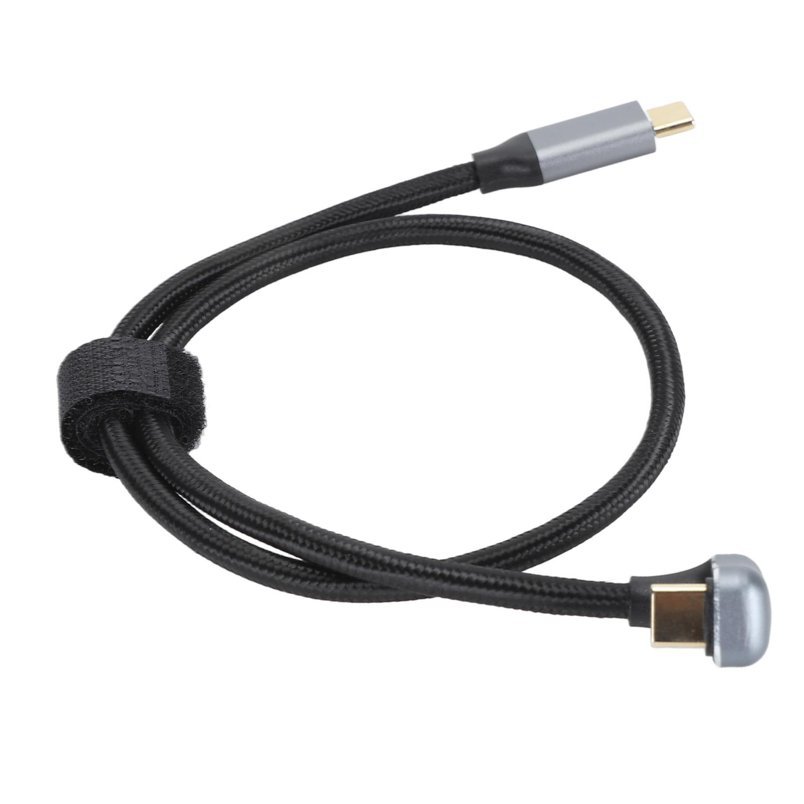 U Shaped Data Cable Type C Male to Male Data Cable USB3.2 Gen2 10Gbps 20V 5A PD100W Fast Charging 4K 60Hz Screen Casting Support OTG
