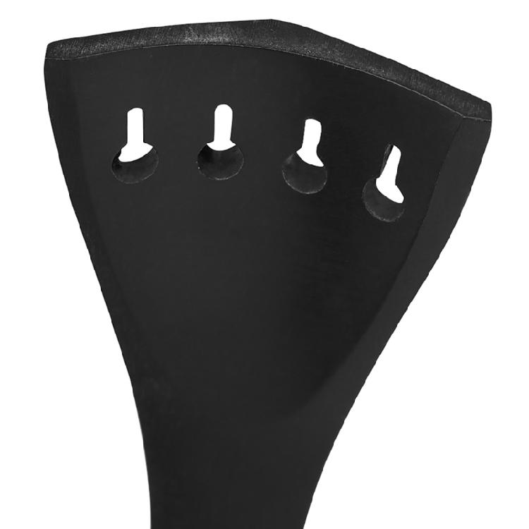 Hochwertiges Ebenholz Violin-Saitenhalter-Design mit Saitenhalter-Schnur, Violin-Reparaturteil für einfache Montage und reichen Klang