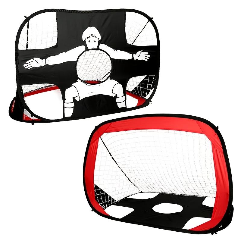 2-In-1 Folding Soccer Goal, Portable Soccer Goal Net, Dual-Purpose Design Outdoor Soccer Training, Multi-Function Training Net