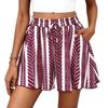 Women's Flowy High Waist Wide Leg Ruffle Midi Skirt for Spring/Summer Beach Vacation
