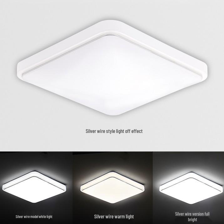 Modern Rectangular & Square Ceiling Lights for Living Room, Bedroom, Study, Balcony & Kitchen