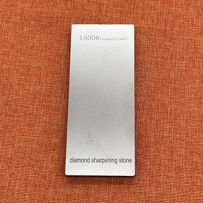 Алмазный точильный камень для ножей с нескользящей акриловой основой - Одно-/Двусторонний.