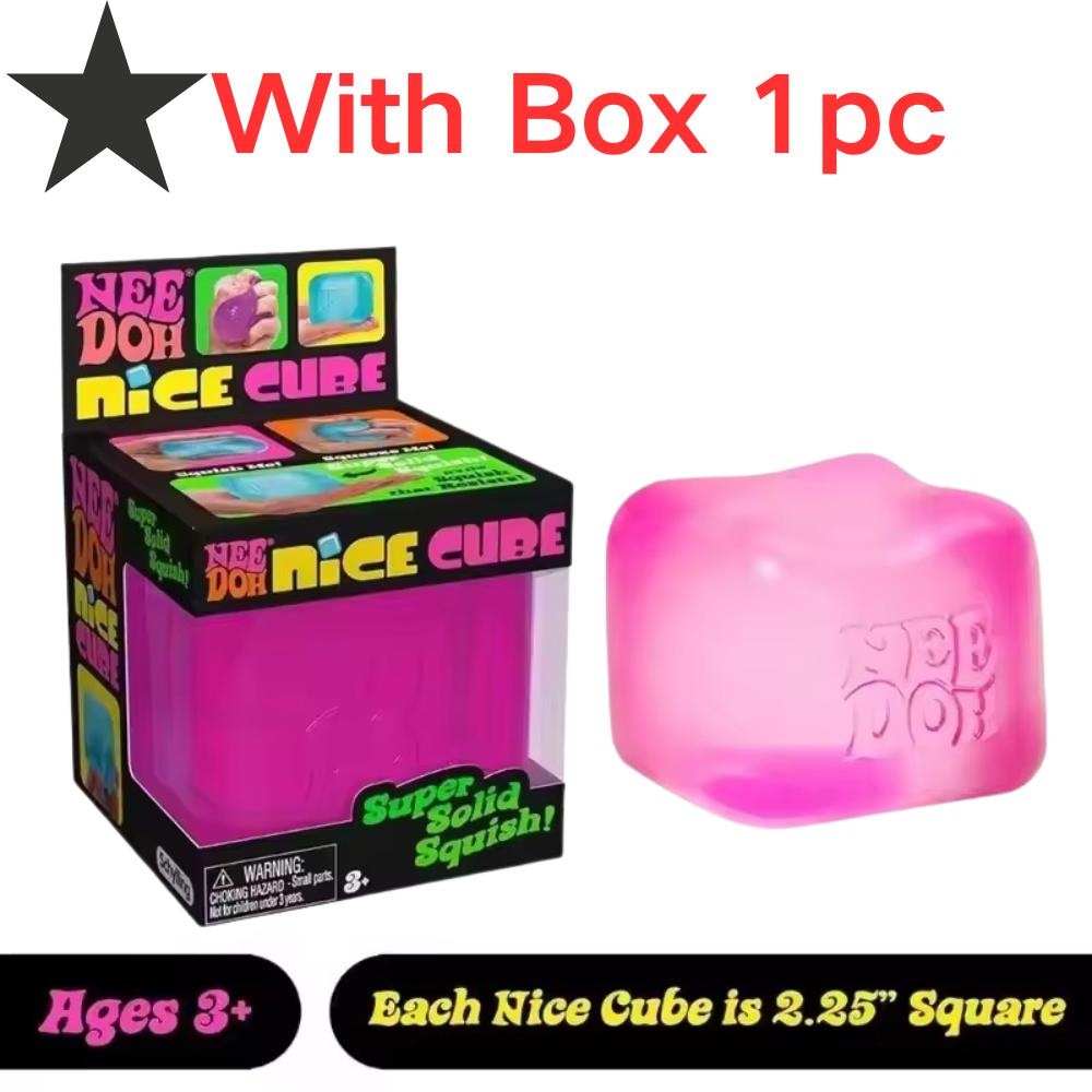 Schylling Nice Cube Series & Maltose Candy& Jellyfish &Maltose Bear Blind Box Fidget Cube For Adults Fun Soft Stress Gifts