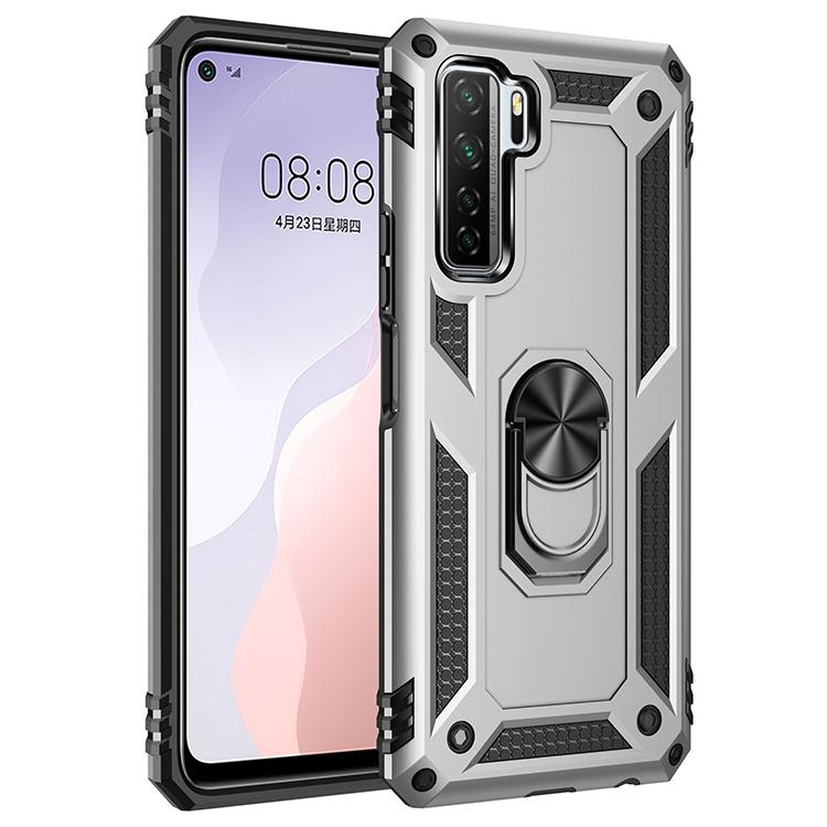 Case for P40 Lite 5G Armor Rugged Military Shockproof Magnet Car Holder Ring Cover for Huawei P 40 Lite 5G
