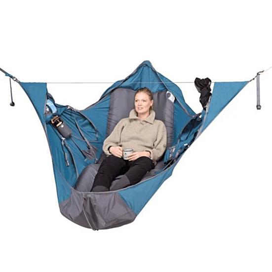 Anti-tear Anti-mosquito Solid Straps Camping Camping Portable Bed Net Outdoor Hammock with Multi-person Hammock Camping