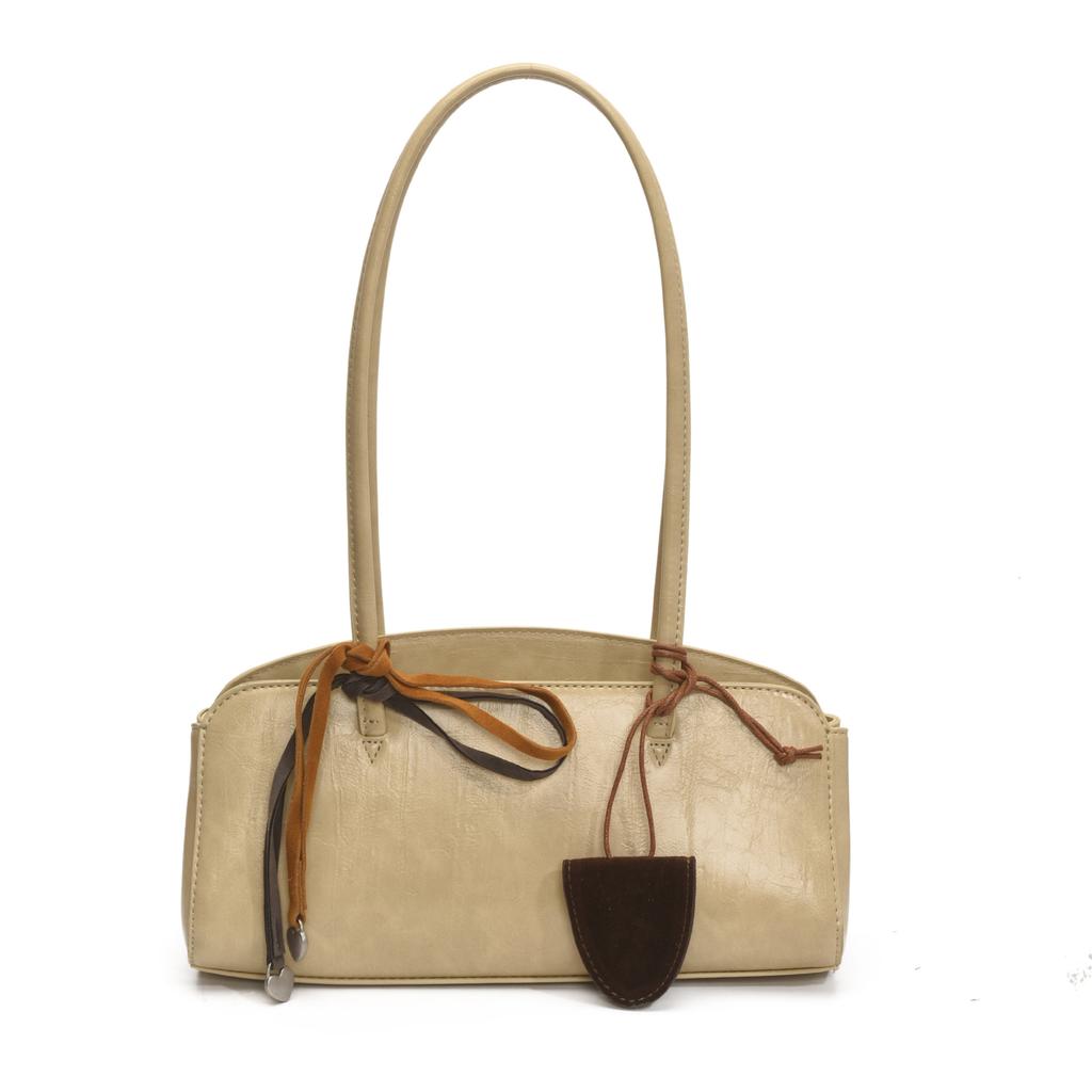 Large-capacity retro French underarm bag women's 2025 new versatile foreign fashion shoulder bag portable tote bag