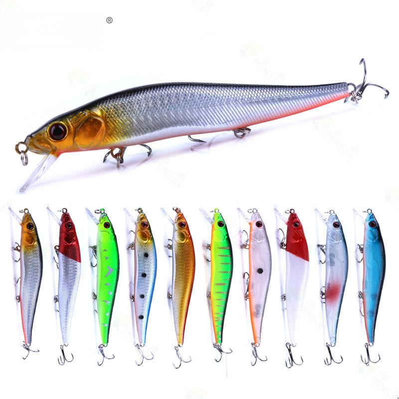 Floating Minnow Lua Lure14CM19GNew Long-Range Bionic Lure#4Special Hook for Bass and Topmouth Culter, Suitable for Freshwater an