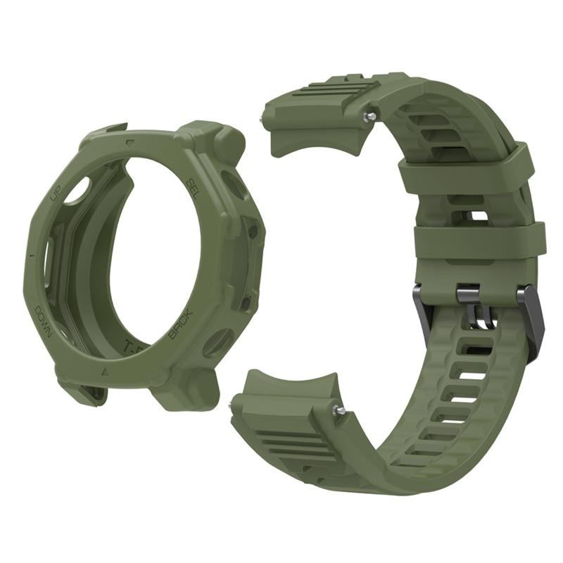Silikonowy Pasek + Silikonowe Etui do Smartwatcha Amazfit T-REX 3Pro Pasek do Zegarka Dla Huami Amazfit T-rex3Pro 48MM Bransoleta