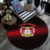 Custom Name Bayer Leverkusen Round Area Rug,Carpet Rug for Living Room Bedroom Sofa Playroom Decor,Non-slip Floor Mat
