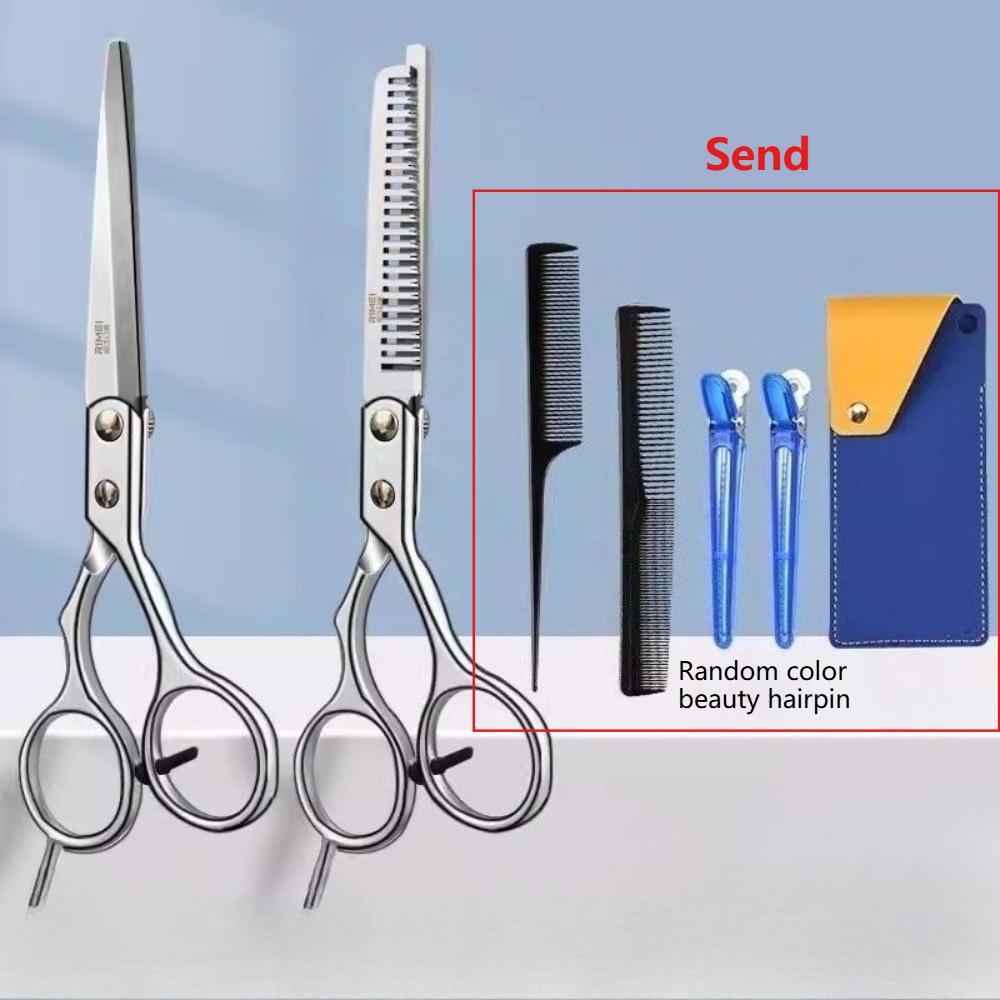Professional Hairdressing Scissors  6 Inch Barber Shop Hairdresser's Cutting Thinning Tools Housework Accesories Hair Thinning