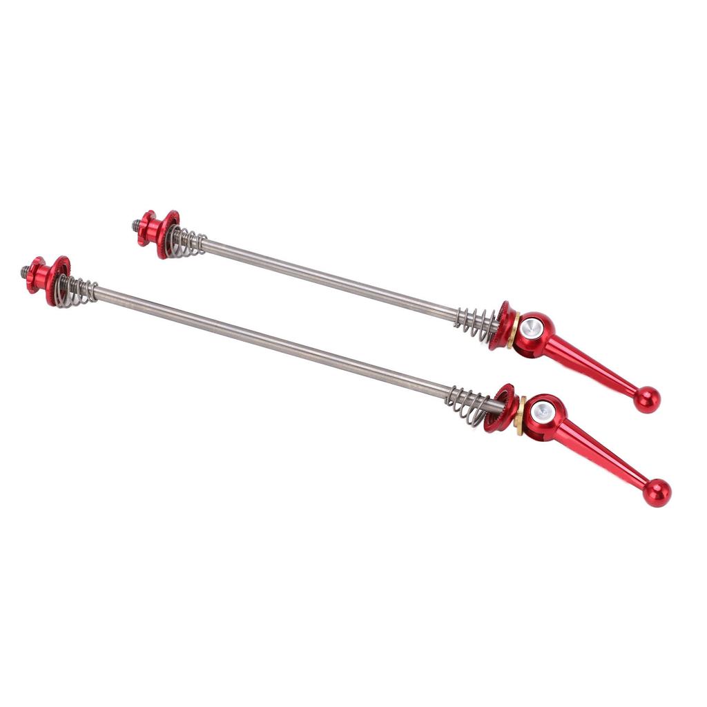 1 Pair Bicycle Hub Quick Release Poles Bike Front Rear Titanium Alloy Axle Skewer Lever