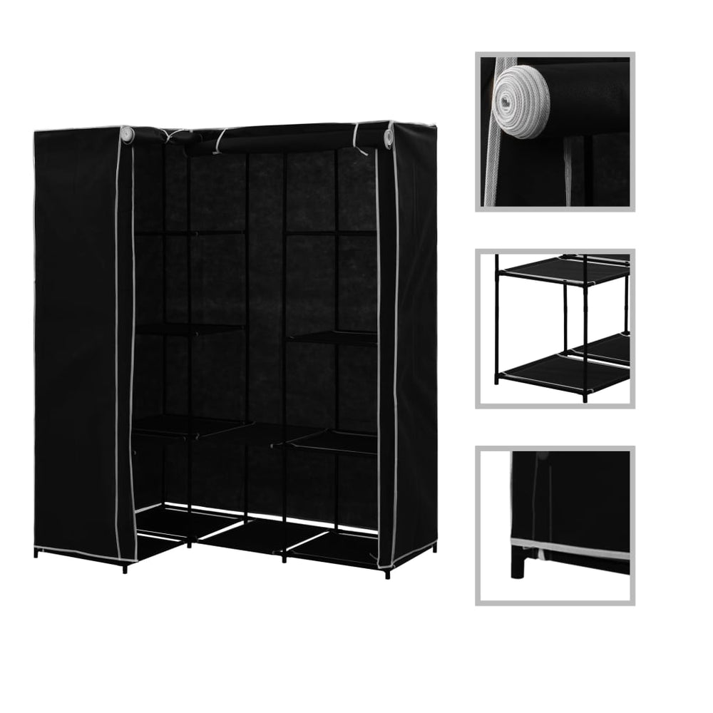 Garde-robe d'angle  130x87x169 cm