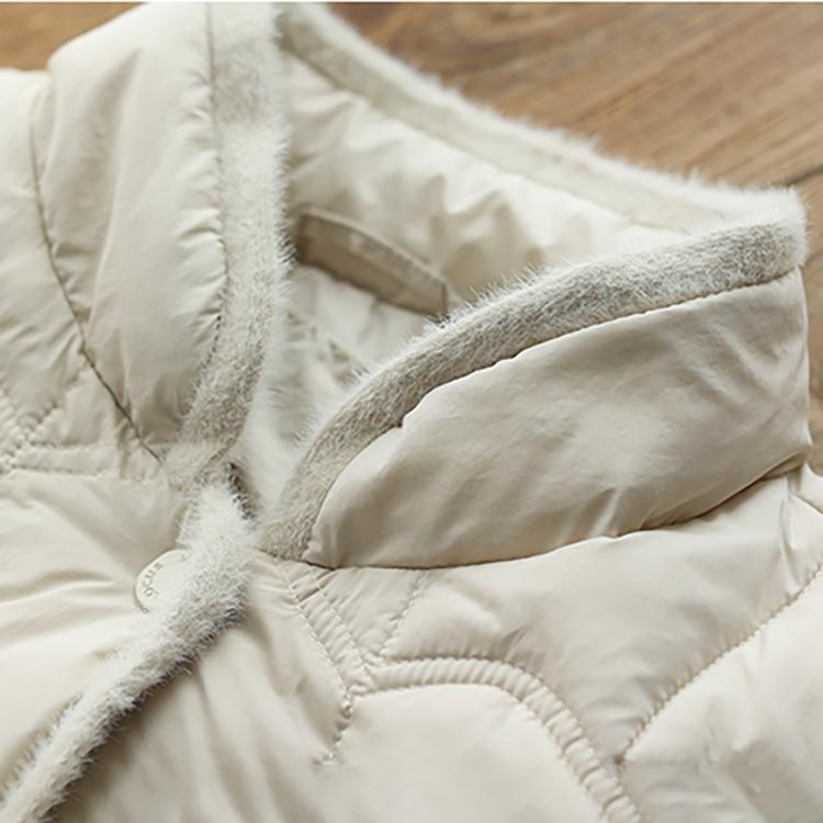 Short Down Jacket Winter Women's Clothing White Duck Down Coat
