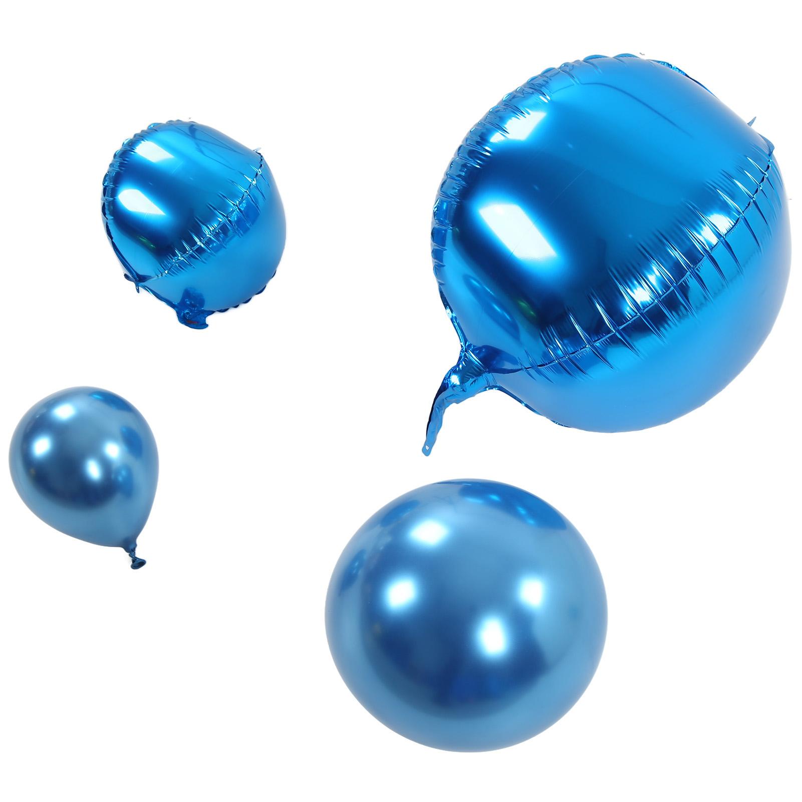 

Balloon Garland Kit Blue Natural Latex Durable Gorgeous Style Wide Application Party Balloons