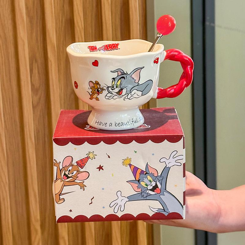 Birthday Gift Girls Niche Cup Practical High-end Ceramic Mug Couple Water Cup Souvenir Gift Box
