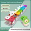 7-Day Pill Organizer: 14 Compartment, Food-Grade, Large Capacity Medicine Box