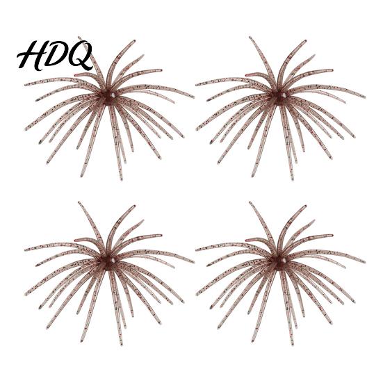 Sea Urchin Soft Baits for Bass Fishing Floating Lures Highly Elastic TPE Bionic Baits Lakes Flexible Realistic Tentacles Lures Trout Bluegill