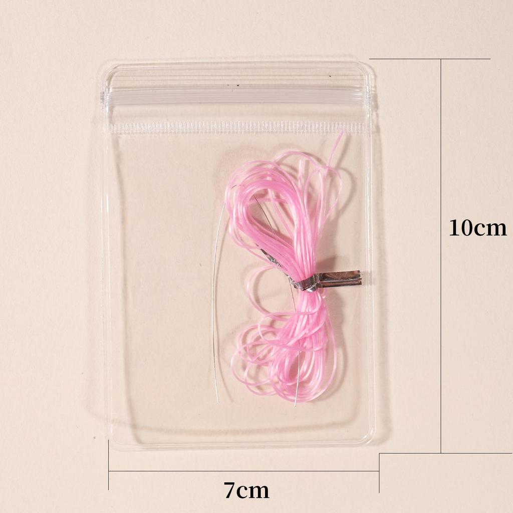7x10cm Thickened PVC High-Quality Crystal Thread Elastic Beading Cord in Flat Pack